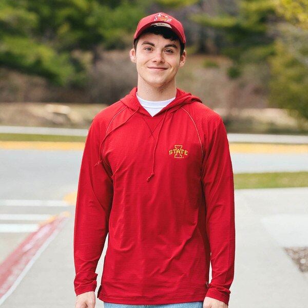 Tommy Bahama Sunset Rally I-State Cardinal Hooded Sweatshirt